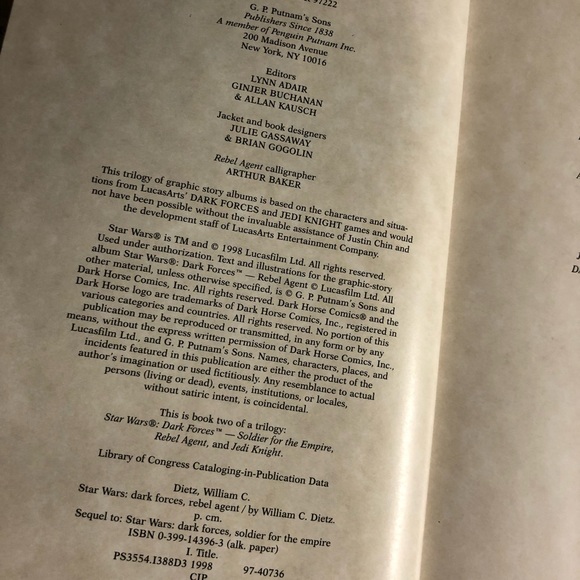 Star Wars dark forces book. Good condition - Picture 8 of 8